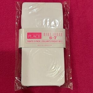 The Children's Place Cream Tights 2-Pack